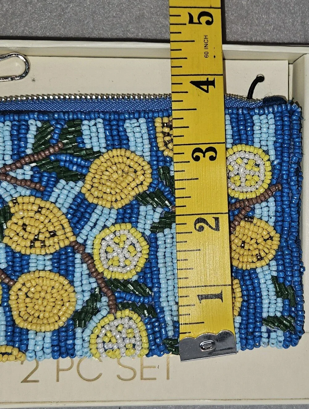 Sol & Mer Viral Beaded Lemon Coin Purse & Purse Charm Set – NWT | Cottagecore